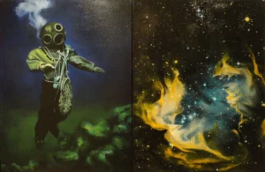 Depth-Height, 2011. Oil on canvas, 60 x 40 cm each